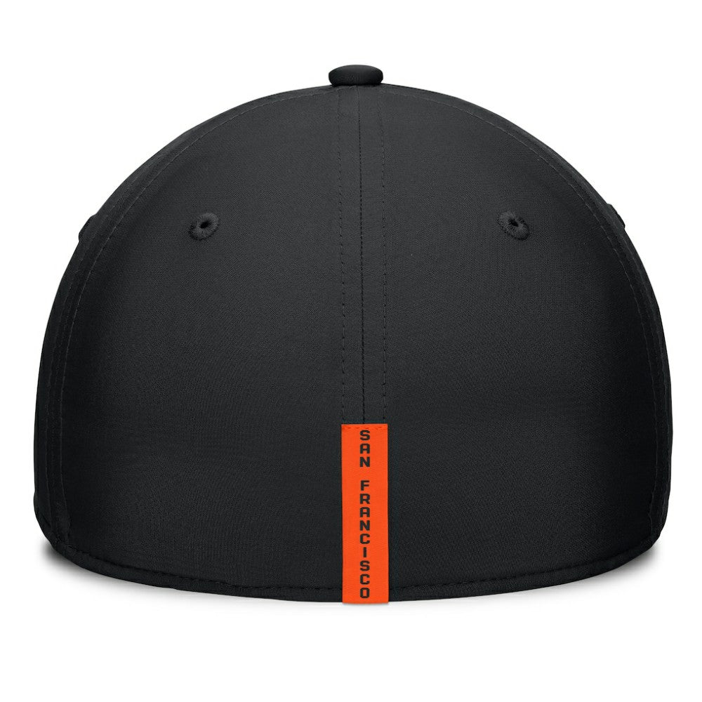 Black San Francisco Giants Fanatics Fundamental Tag Flex Hat