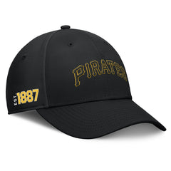 Black Pittsburgh Pirates Fanatics Fundamental Tag Flex Hat