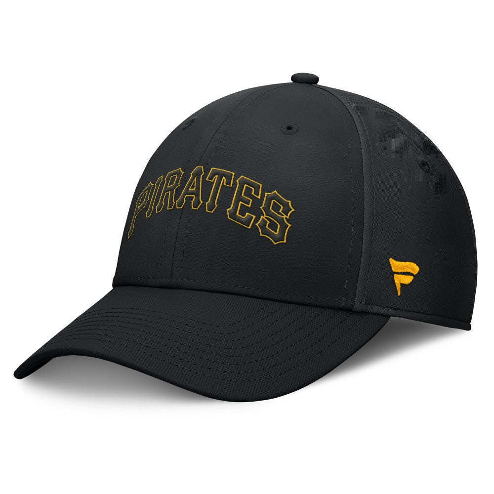 Black Pittsburgh Pirates Fanatics Fundamental Tag Flex Hat
