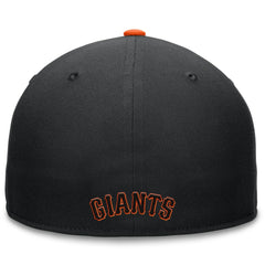 Black San Francisco Giants Fanatics Fundamental Tri-Script Fitted Hat