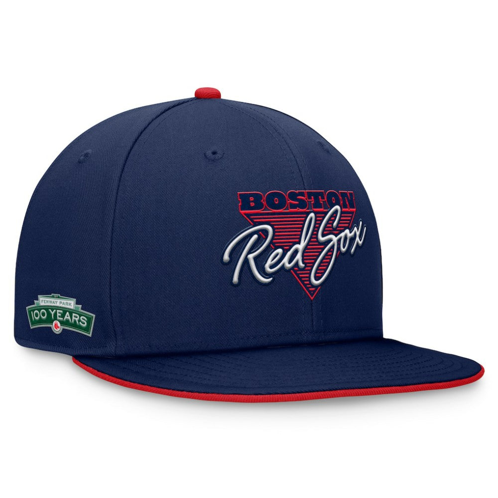 Navy Boston Red Sox Fanatics Fundamental Tri-Script Fitted Hat