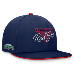 Navy Boston Red Sox Fanatics Fundamental Tri-Script Fitted Hat
