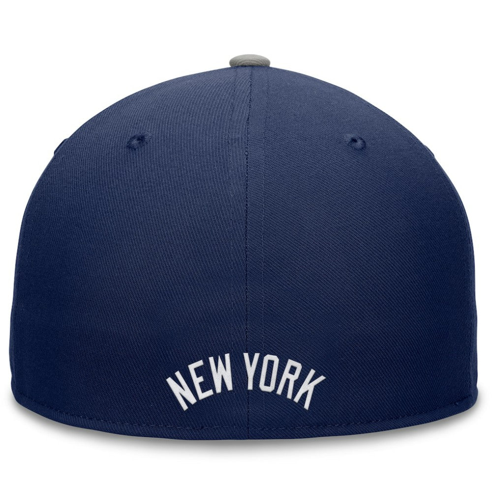 Navy New York Yankees Fanatics Fundamental Tri-Script Fitted Hat