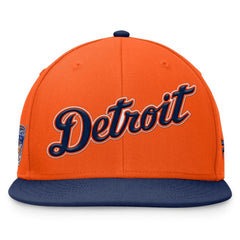 Orange Detroit Tigers Fanatics Fundamental Two-Tone Fitted Hat