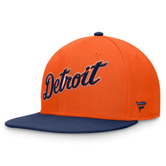 Orange Detroit Tigers Fanatics Fundamental Two-Tone Fitted Hat