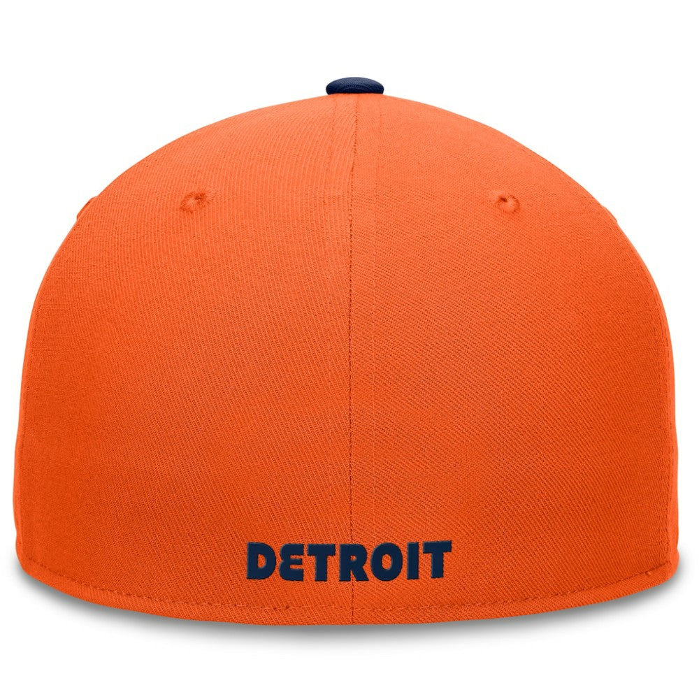 Orange Detroit Tigers Fanatics Fundamental Two-Tone Fitted Hat
