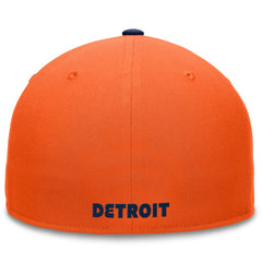 Orange Detroit Tigers Fanatics Fundamental Two-Tone Fitted Hat