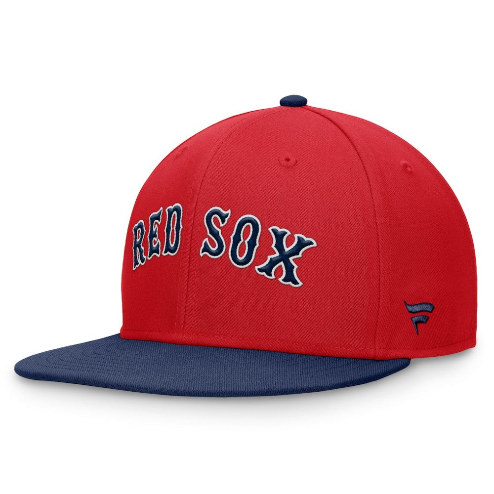 Red Boston Red Sox Fanatics Fundamental Two-Tone Fitted Hat