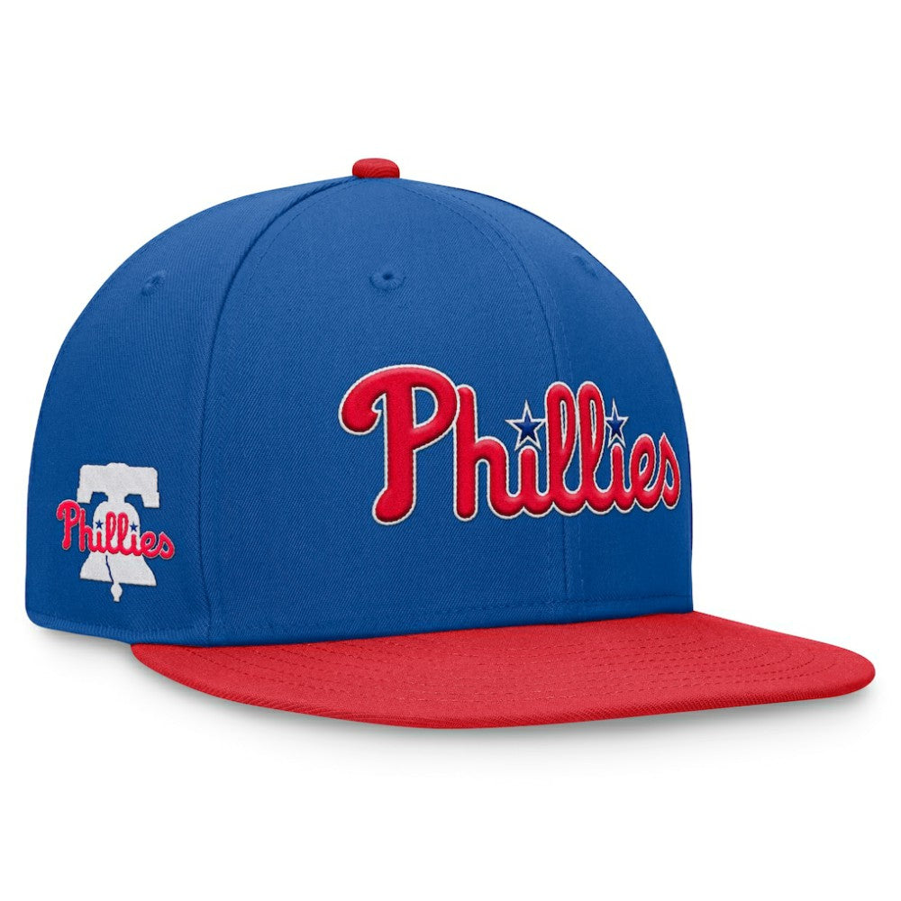 Royal Philadelphia Phillies Fanatics Fundamental Two-Tone Fitted Hat