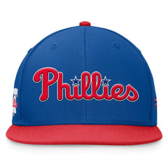 Royal Philadelphia Phillies Fanatics Fundamental Two-Tone Fitted Hat