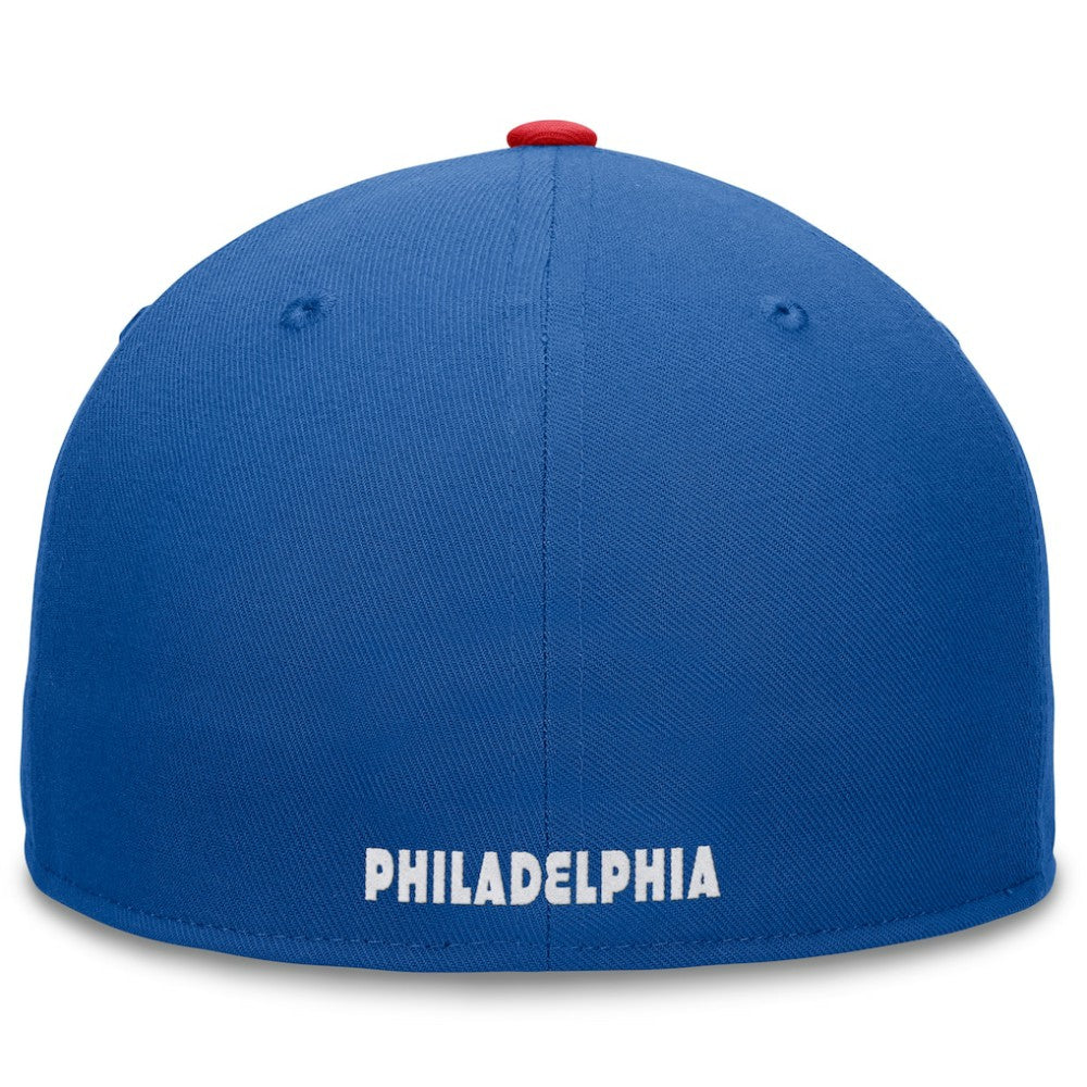 Royal Philadelphia Phillies Fanatics Fundamental Two-Tone Fitted Hat