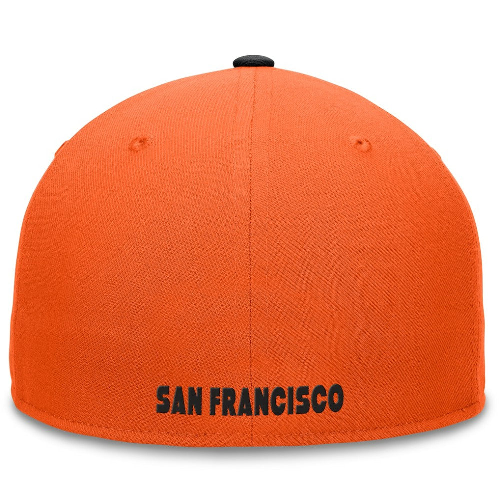 Orange/Black San Francisco Giants Fanatics Fundamental Two-Tone Fitted Hat