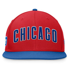 Red Chicago Cubs Fanatics Fundamental Two-Tone Fitted Hat