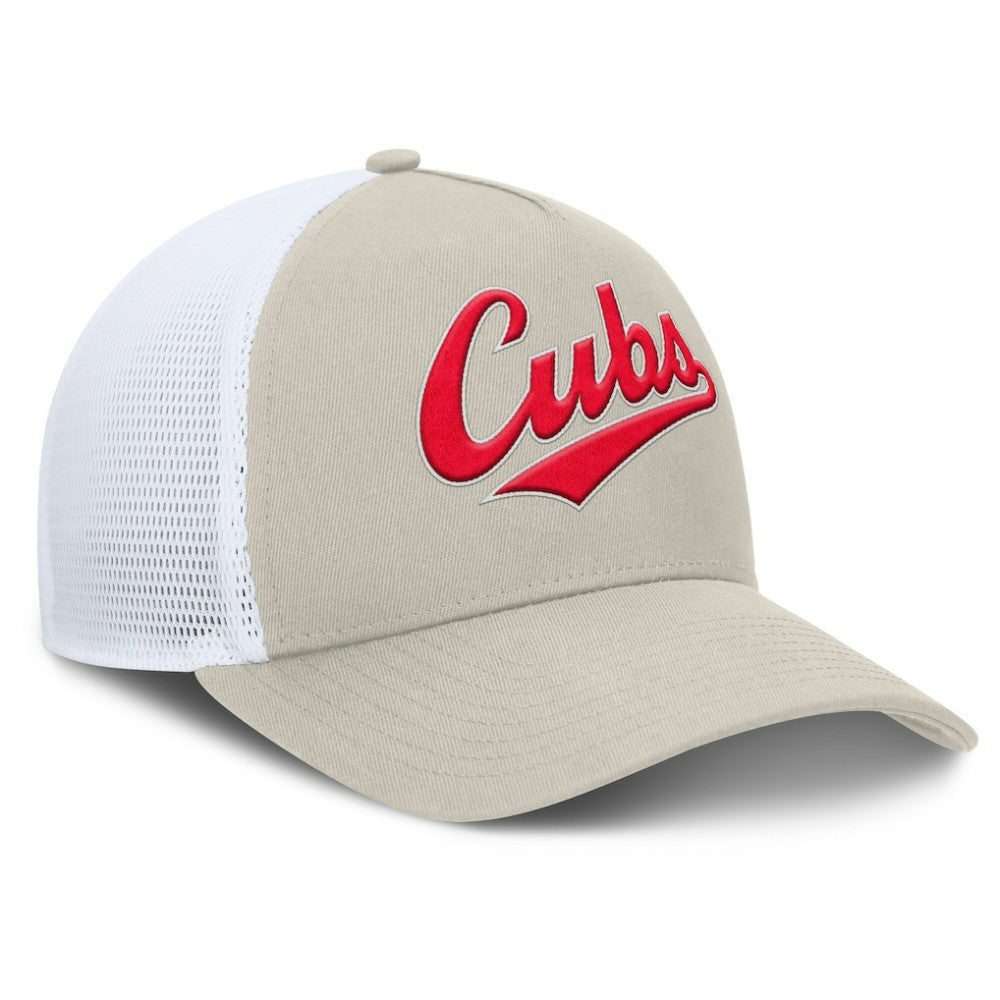 Khaki Chicago Cubs Fanatics Heritage Light Khaki A-Frame Adjustable Hat
