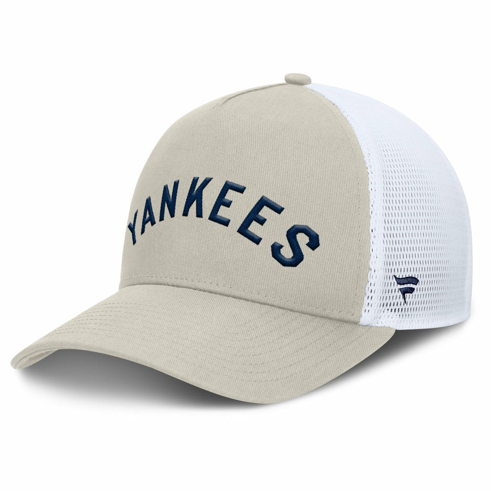 Khaki New York Yankees Fanatics Heritage Light Khaki A-Frame Adjustable Hat
