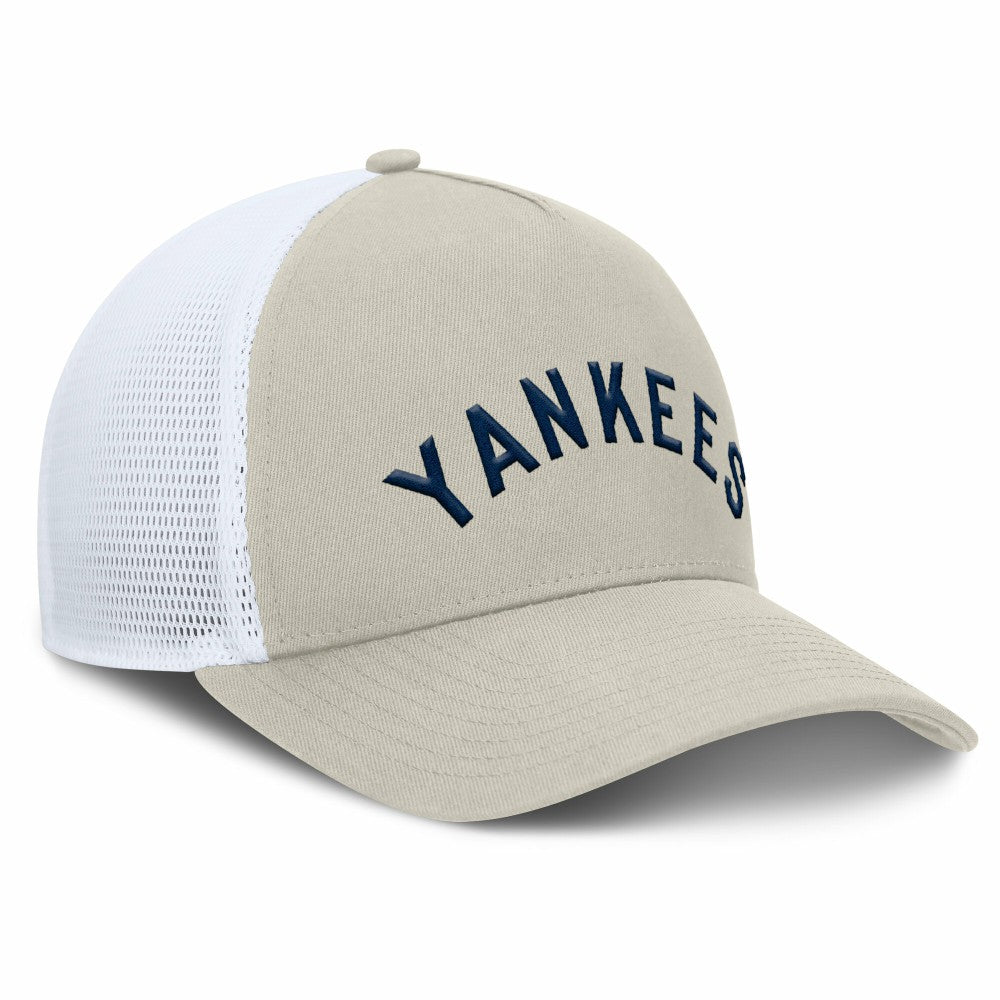 Khaki New York Yankees Fanatics Heritage Light Khaki A-Frame Adjustable Hat