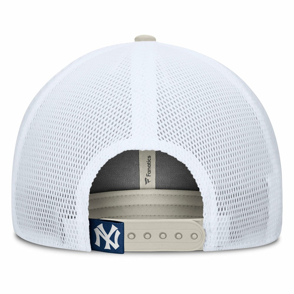Khaki New York Yankees Fanatics Heritage Light Khaki A-Frame Adjustable Hat