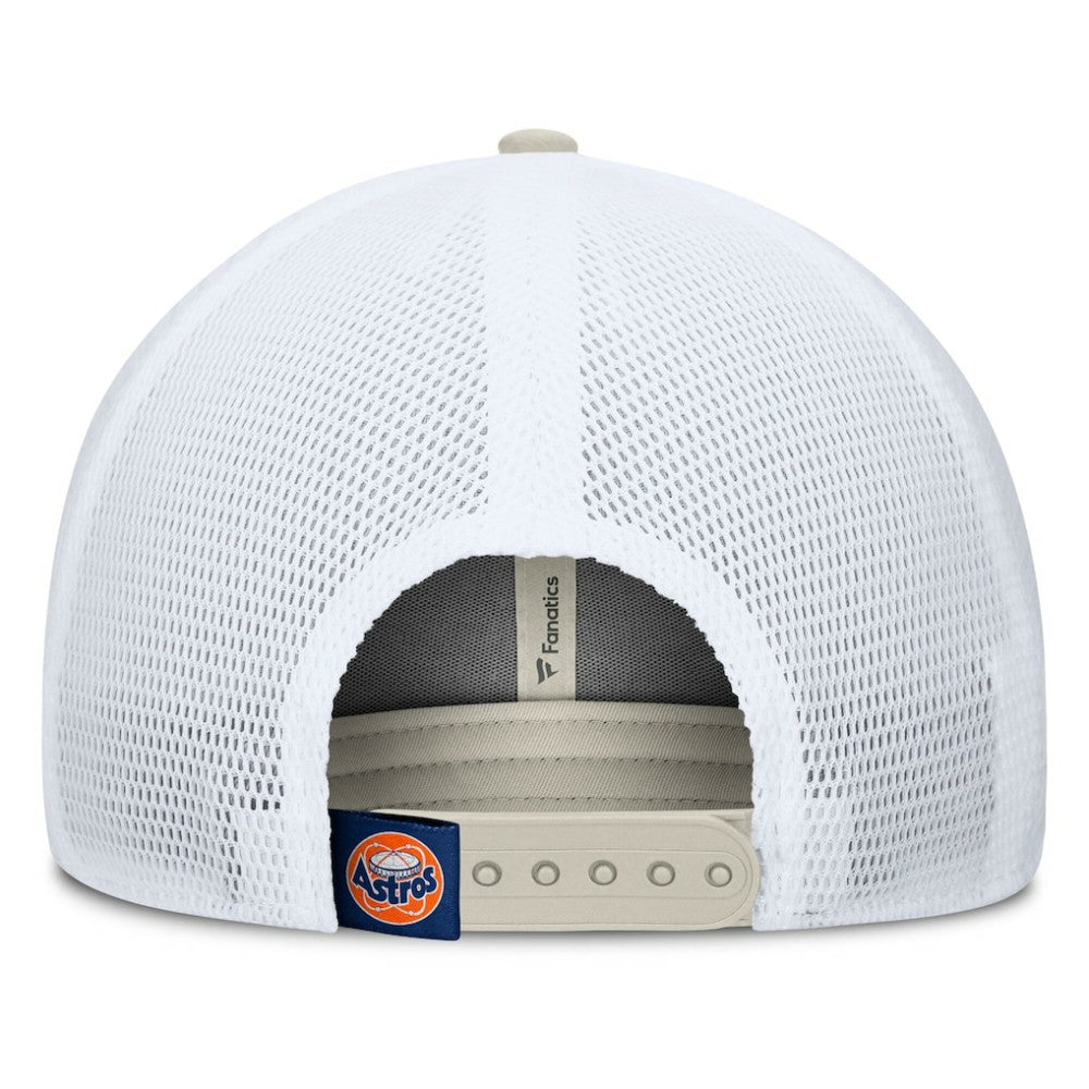 Khaki Houston Astros Fanatics Heritage Light Khaki A-Frame Adjustable Hat