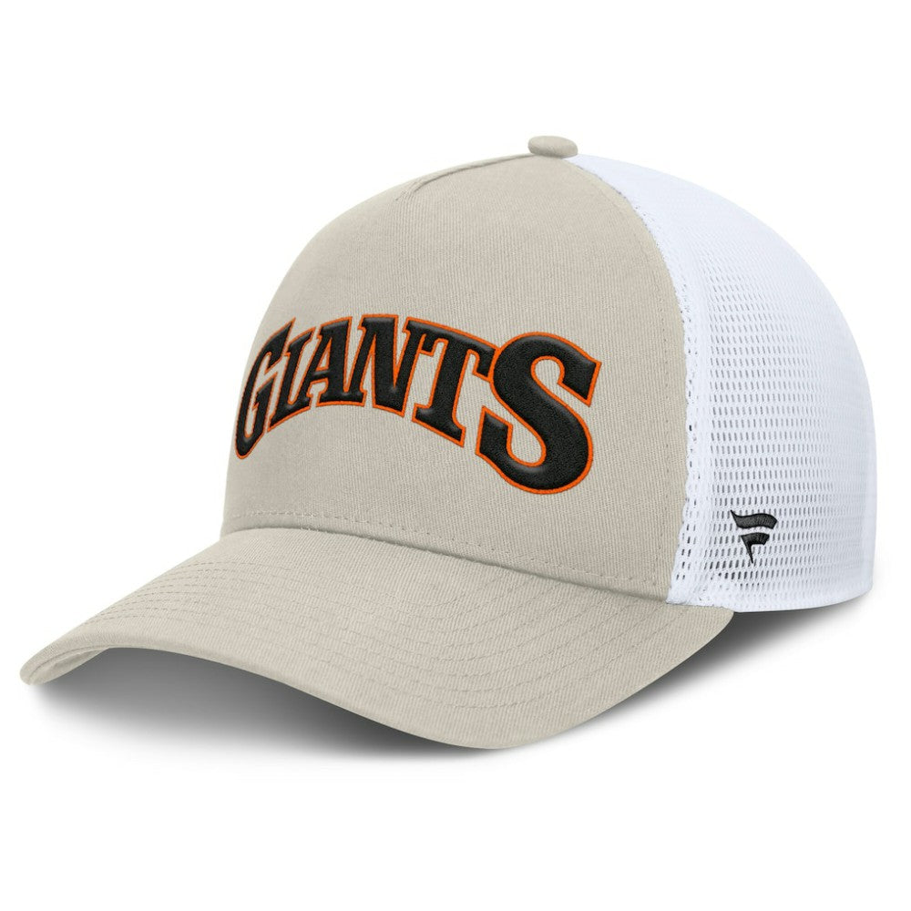 Khaki San Francisco Giants Fanatics Heritage Light Khaki A-Frame Adjustable Hat