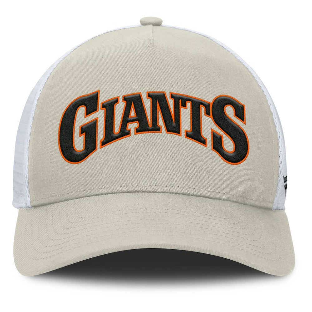 Khaki San Francisco Giants Fanatics Heritage Light Khaki A-Frame Adjustable Hat