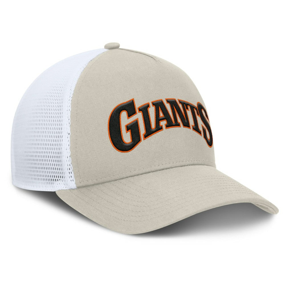 Khaki San Francisco Giants Fanatics Heritage Light Khaki A-Frame Adjustable Hat