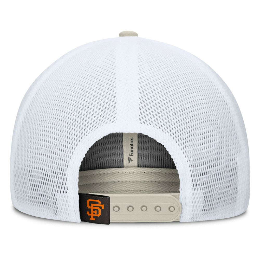 Khaki San Francisco Giants Fanatics Heritage Light Khaki A-Frame Adjustable Hat