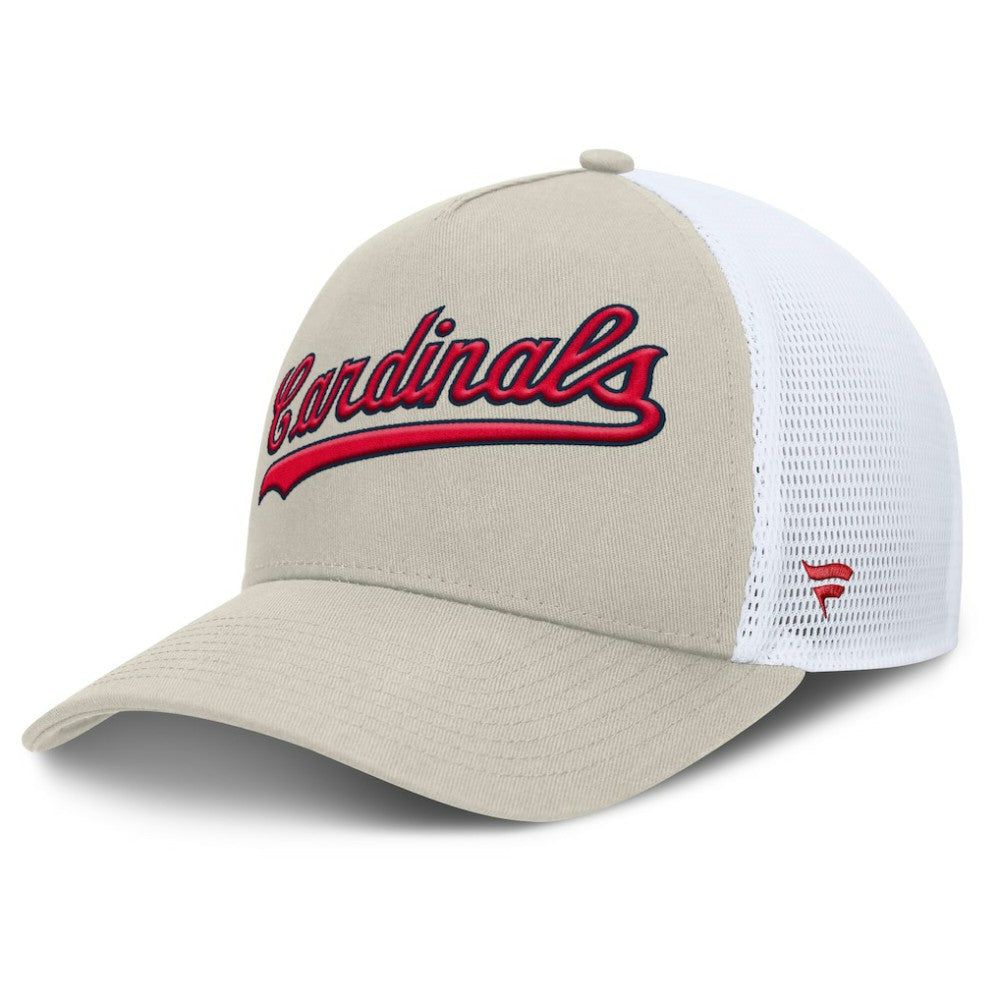 Khaki St. Louis Cardinals Fanatics Heritage Light Khaki A-Frame Adjustable Hat