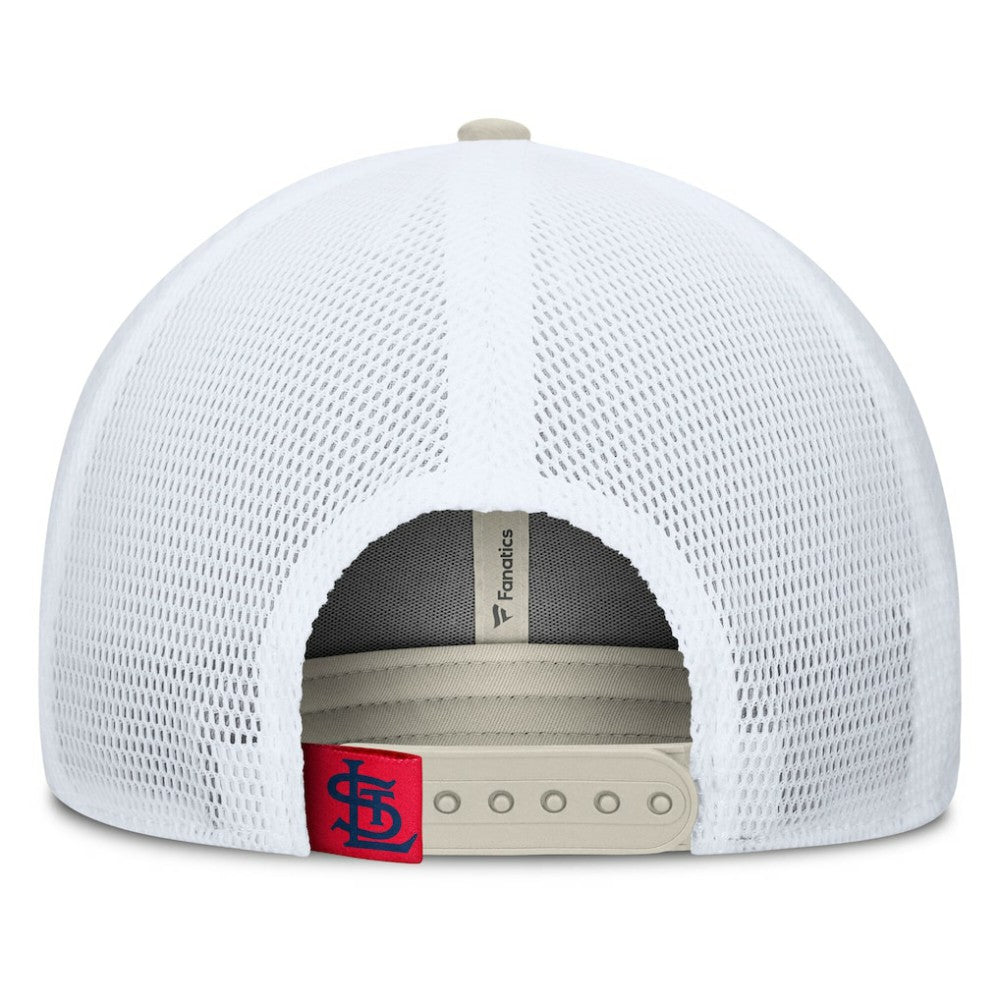 Khaki St. Louis Cardinals Fanatics Heritage Light Khaki A-Frame Adjustable Hat
