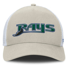 Khaki Tampa Bay Rays Fanatics Heritage Light Khaki A-Frame Adjustable Hat