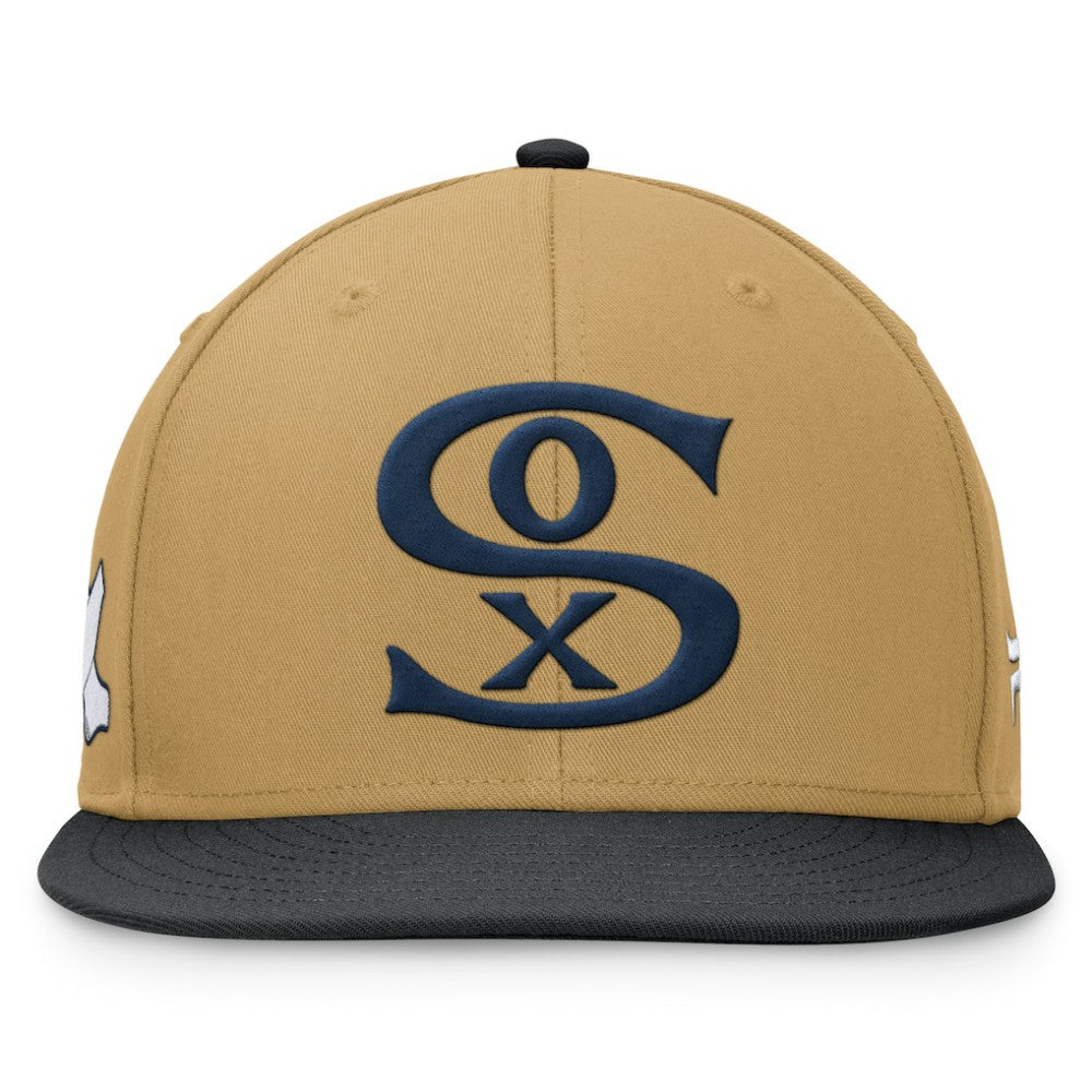 Khaki/Black Chicago White Sox Fanatics  Heritage Two-Tone Fitted Hat