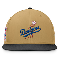 Khaki/Black Los Angeles Dodgers Fanatics  Heritage Two-Tone Fitted Hat