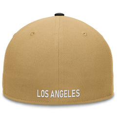 Khaki/Black Los Angeles Dodgers Fanatics  Heritage Two-Tone Fitted Hat