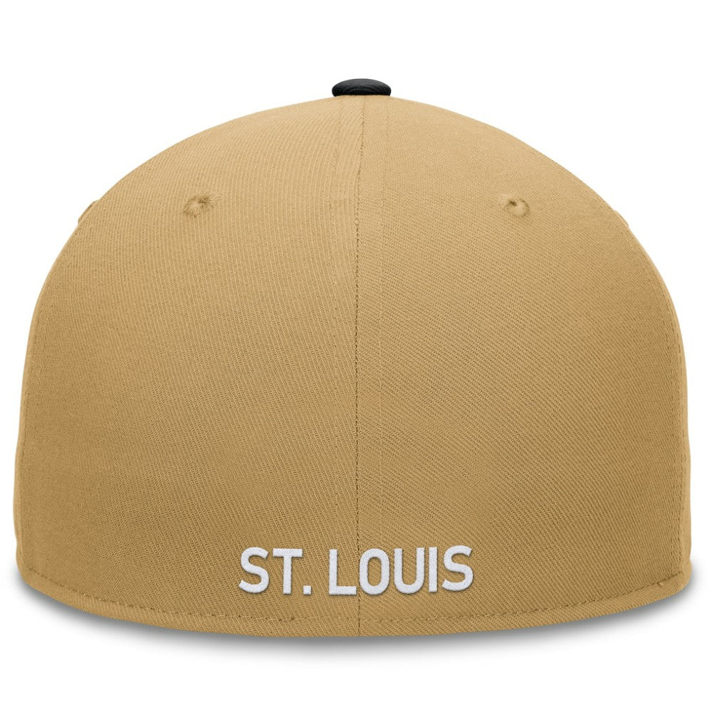 Khaki/Black St. Louis Cardinals Fanatics  Heritage Two-Tone Fitted Hat