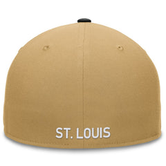 Khaki/Black St. Louis Cardinals Fanatics  Heritage Two-Tone Fitted Hat