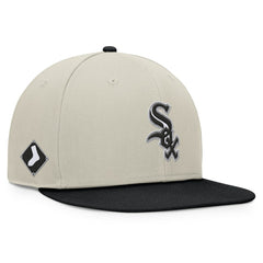 Khaki/Black Chicago White Sox Fanatics Team Two-Tone Snapback Hat