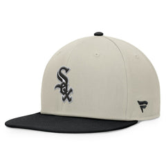 Khaki/Black Chicago White Sox Fanatics Team Two-Tone Snapback Hat