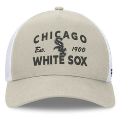 Stone Chicago White Sox Fanatics A-Frame Trucker Adjustable Hat