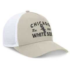 Stone Chicago White Sox Fanatics A-Frame Trucker Adjustable Hat