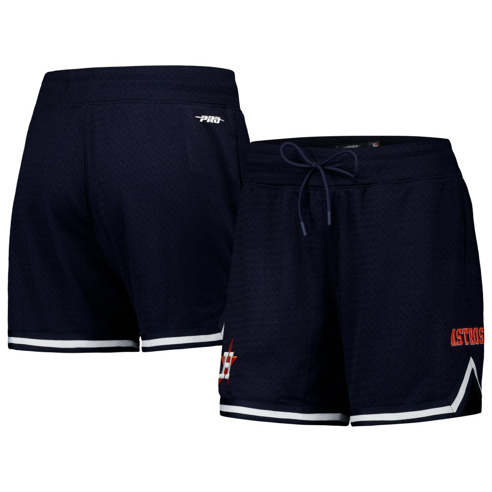 Navy Houston Astros Pro Standard Women's Classic Mesh Shorts