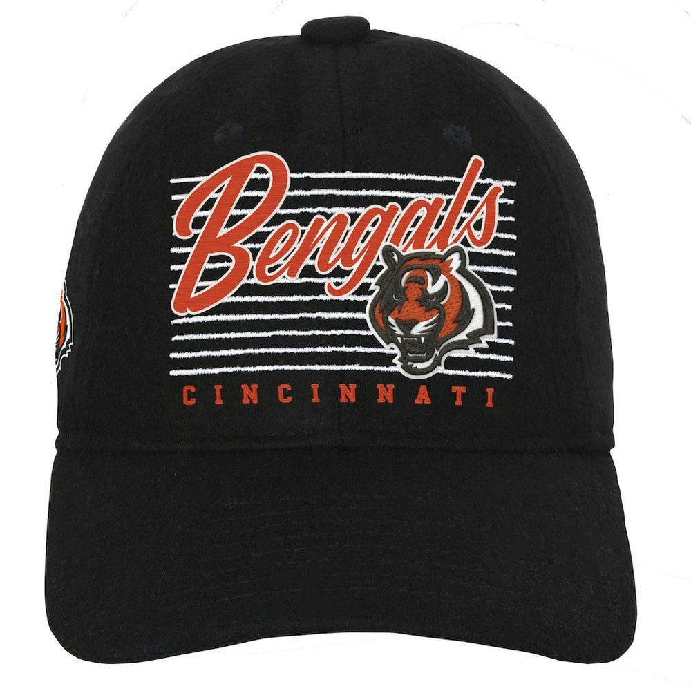 Youth Retro Wooly Adjustable Hat - Cincinnati Bengals Hats