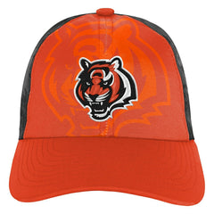 Youth Combine Two-Tone Adjustable Hat - Cincinnati Bengals Hats