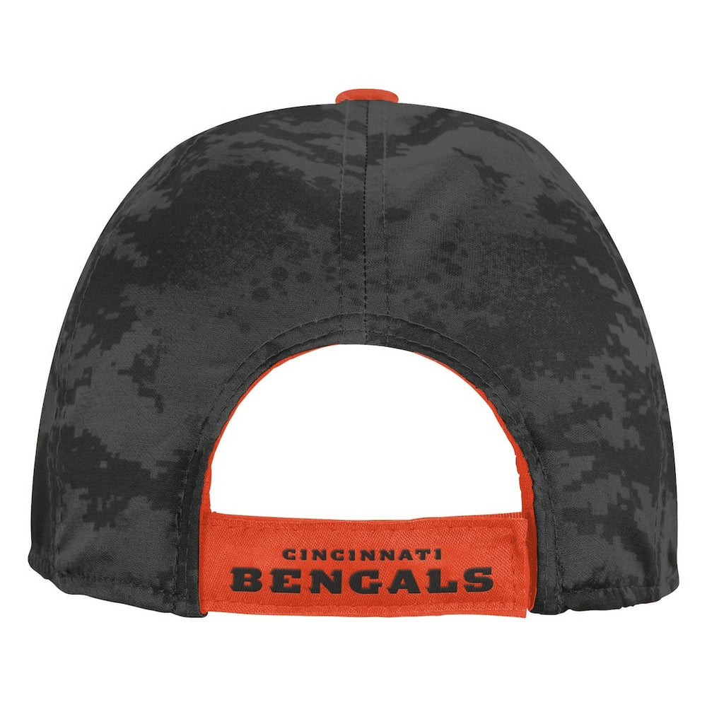 Youth Combine Two-Tone Adjustable Hat - Cincinnati Bengals Hats