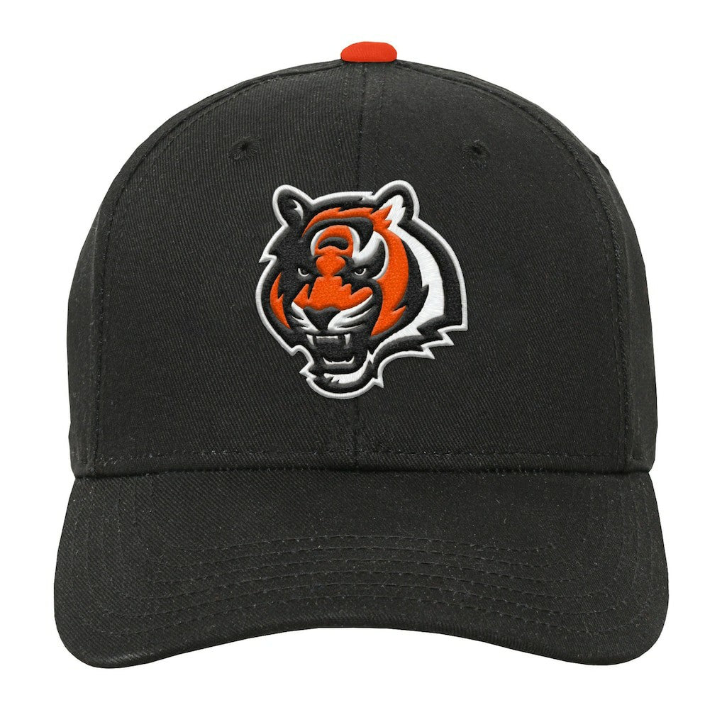 Youth Team Pre-Curved Adjustable Hat - Cincinnati Bengals Hats