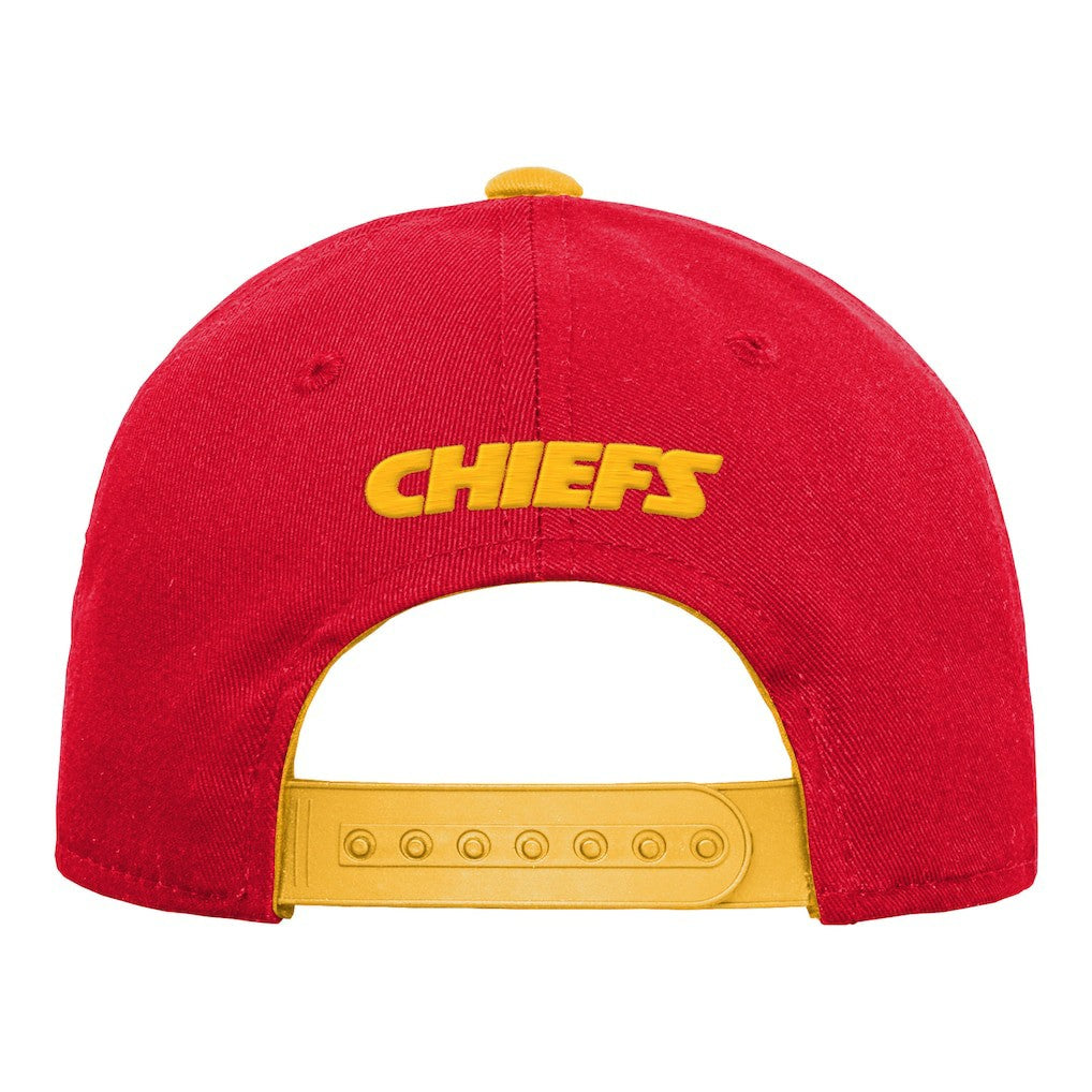 Youth Team Pre-Curved Adjustable Hat - Kansas City Chiefs Hats