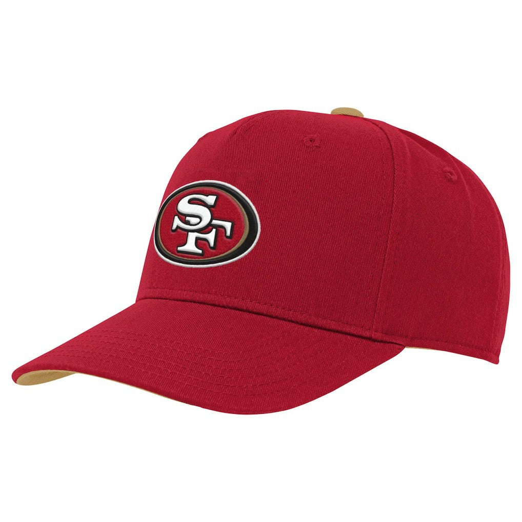 Youth Team Pre-Curved Adjustable Hat - San Francisco 49ers Hats
