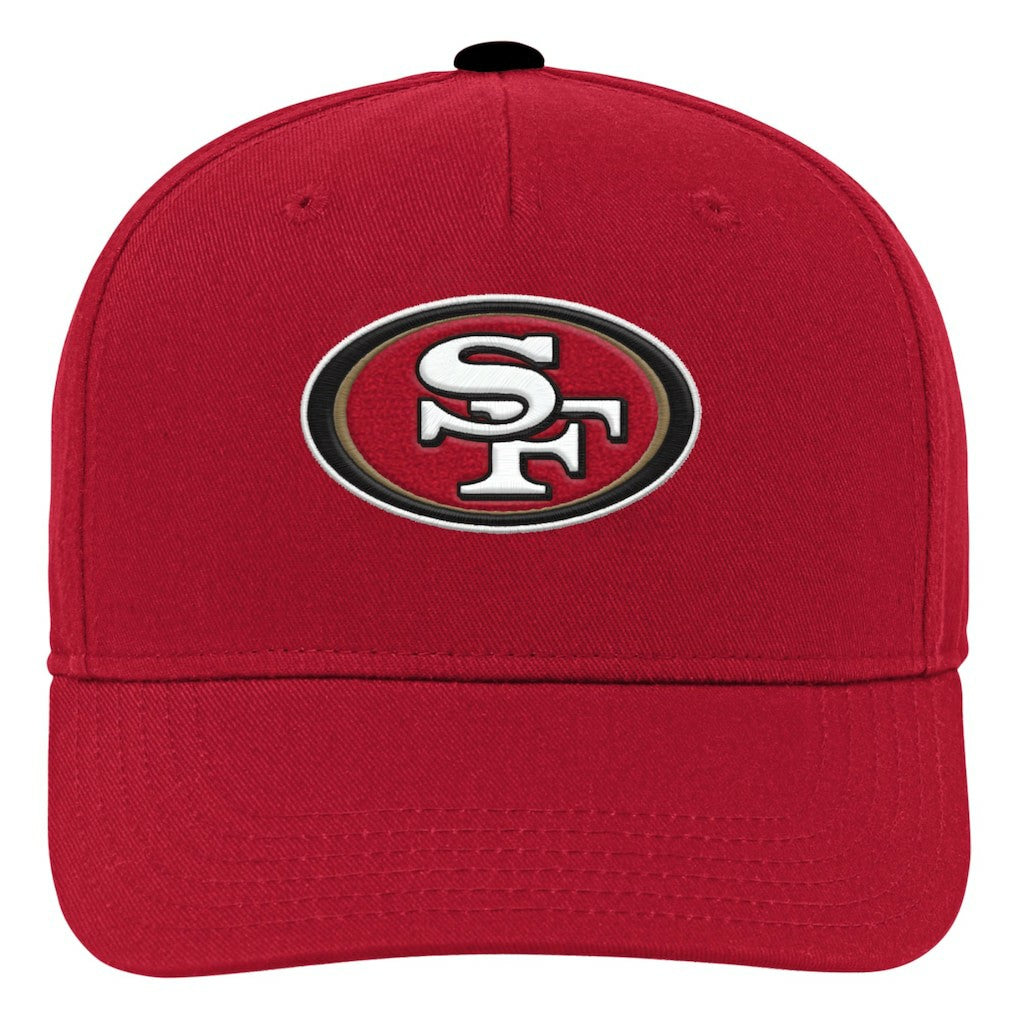 Youth Team Pre-Curved Adjustable Hat - San Francisco 49ers Hats