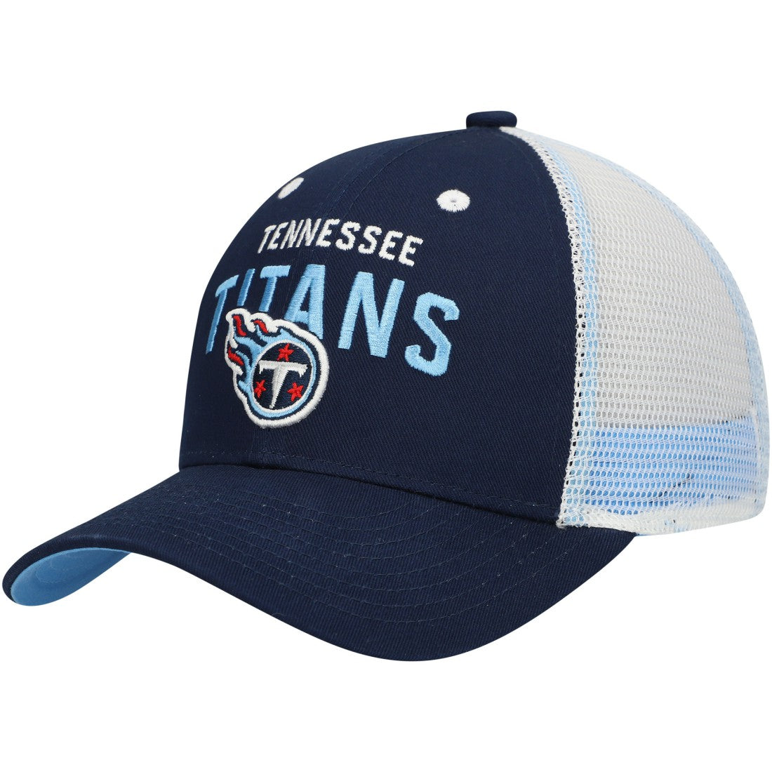 Youth Core Lockup Trucker Adjustable Hat - Tennessee Titans Hats