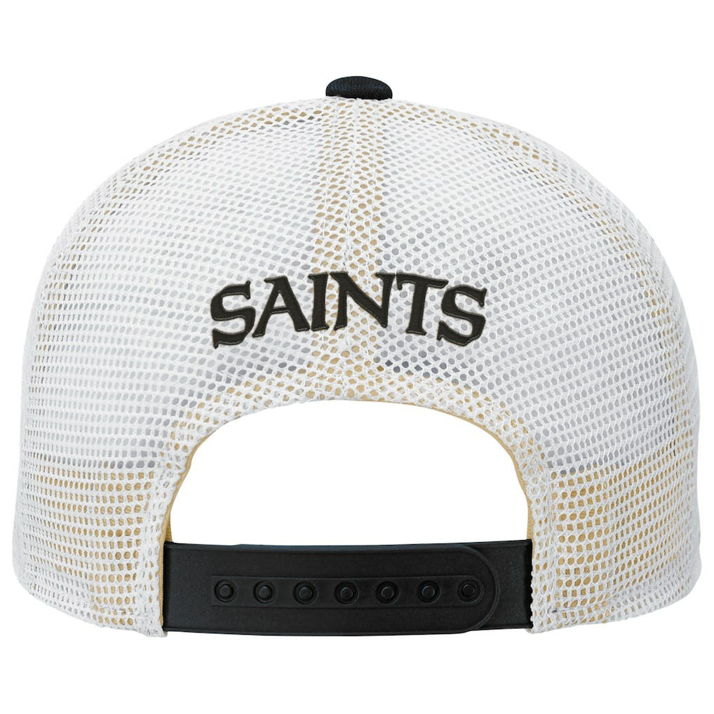 Youth Core Lockup Trucker Adjustable Hat - New Orleans Saints Hats