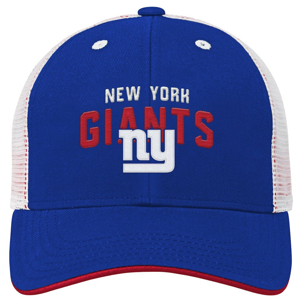 Youth Core Lockup Trucker Adjustable Hat - New York Giants Hats