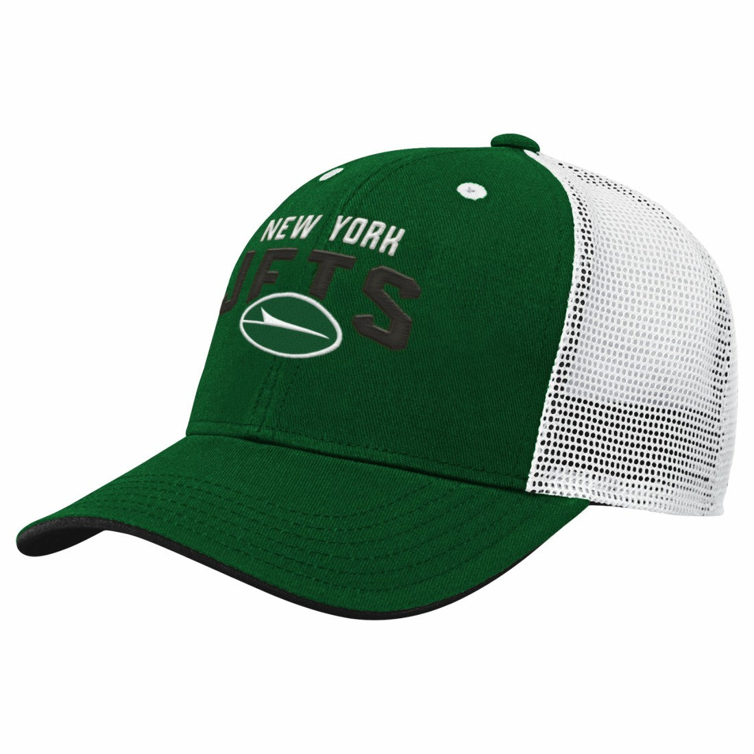 Youth Core Lockup Trucker Adjustable Hat - New York Jets Hats
